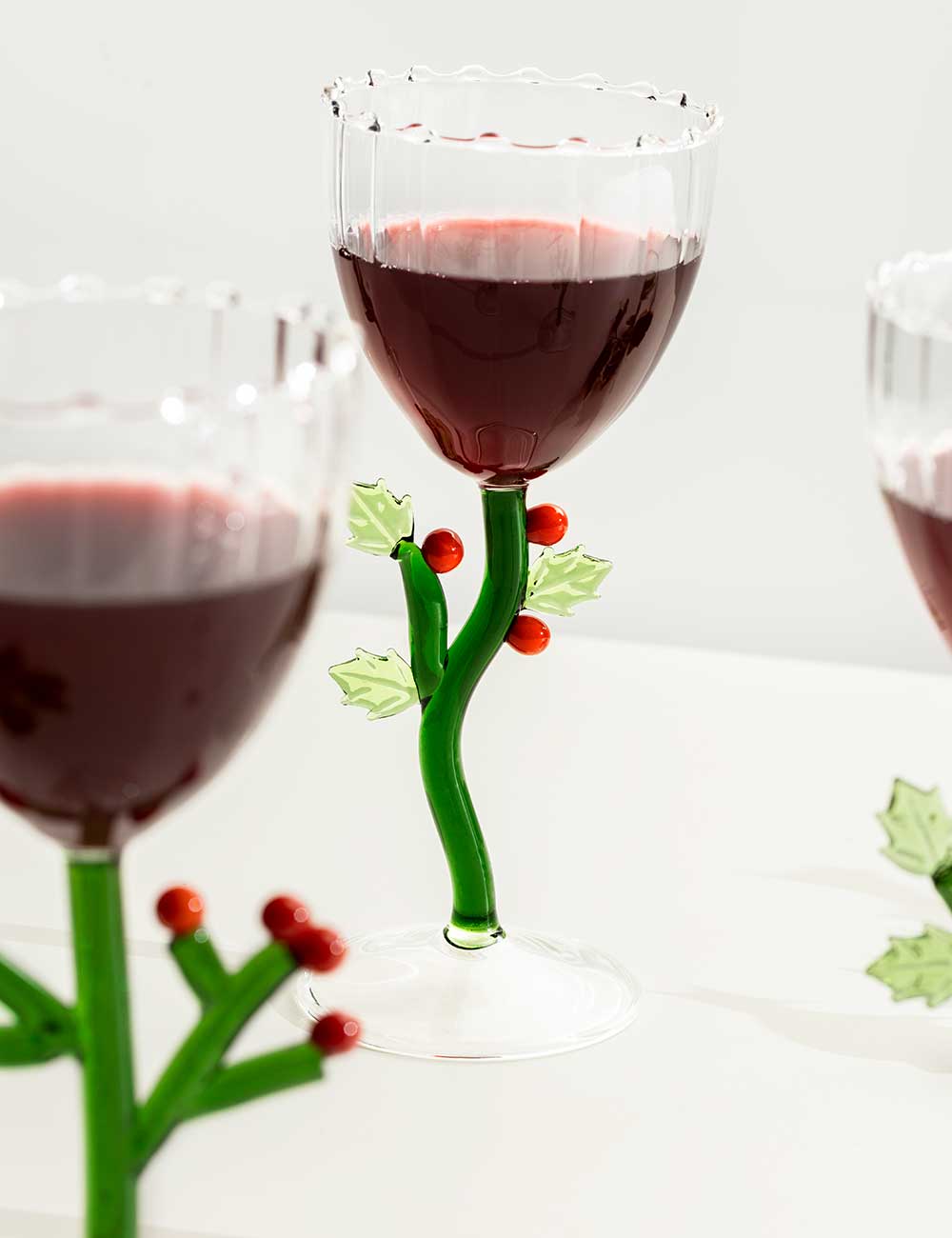 Botanica curved stem glass