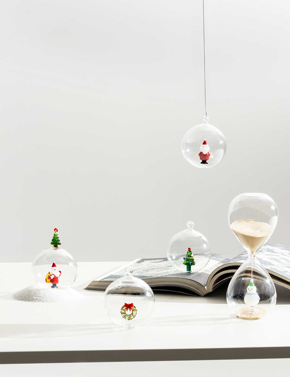 Bola cristal Santa Claus