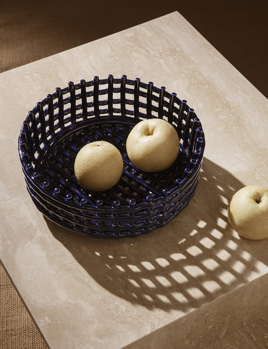 CERAMIC CENTREPIECE BLUE