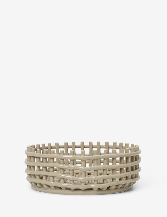 CERAMIC CENTREPIECE CASHMERE