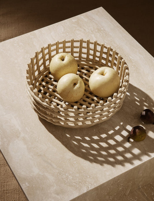 CERAMIC CENTREPIECE CASHMERE