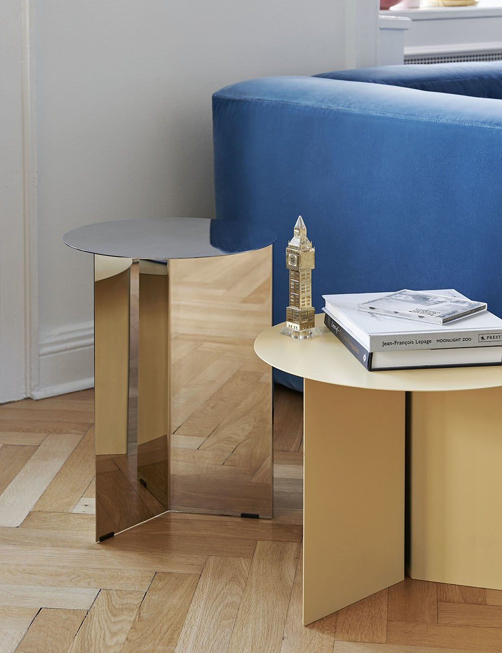 SLIT TABLE ROUND Ø35 MIRROR