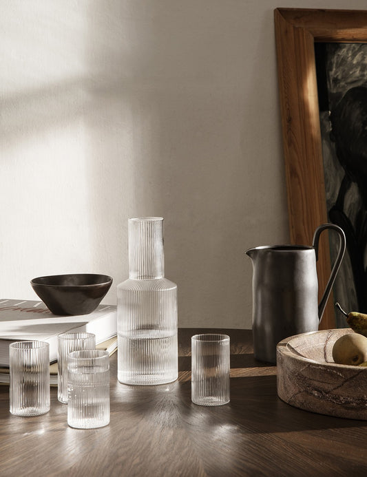 CONJUNTO COPOS RIPPLE VERRINES 4 SET