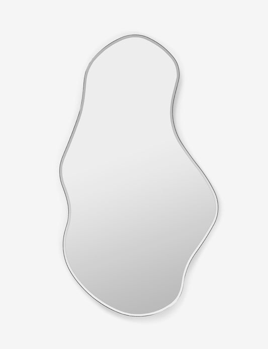 étang l miroir chromé foncé