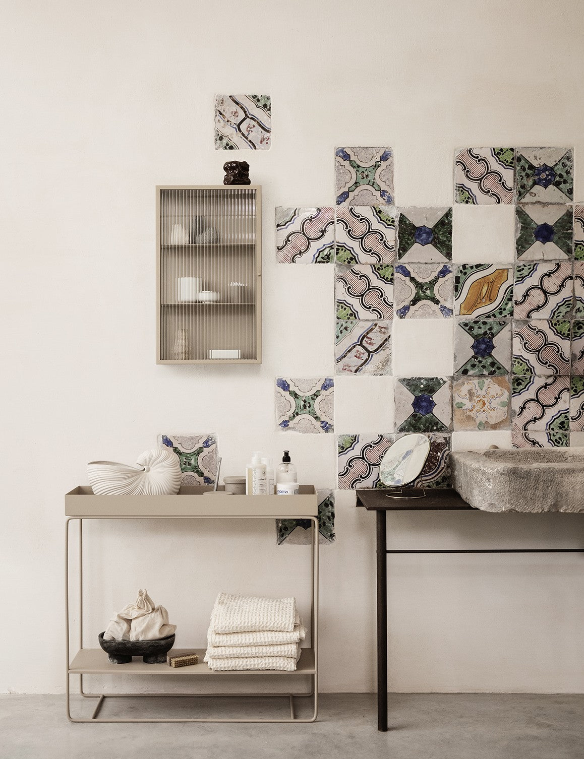 bac à plantes à deux niveaux