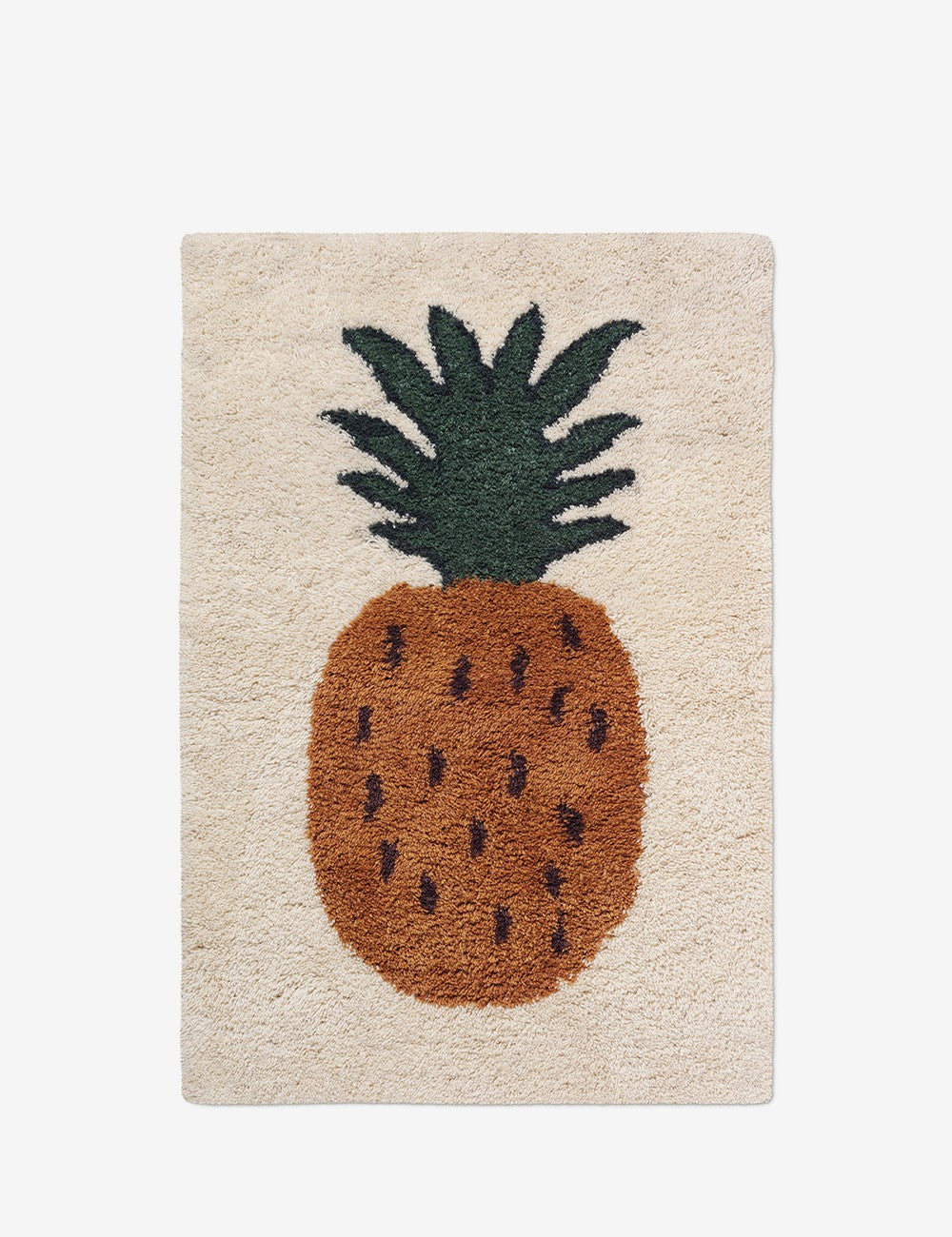 tufted rug pineapple
