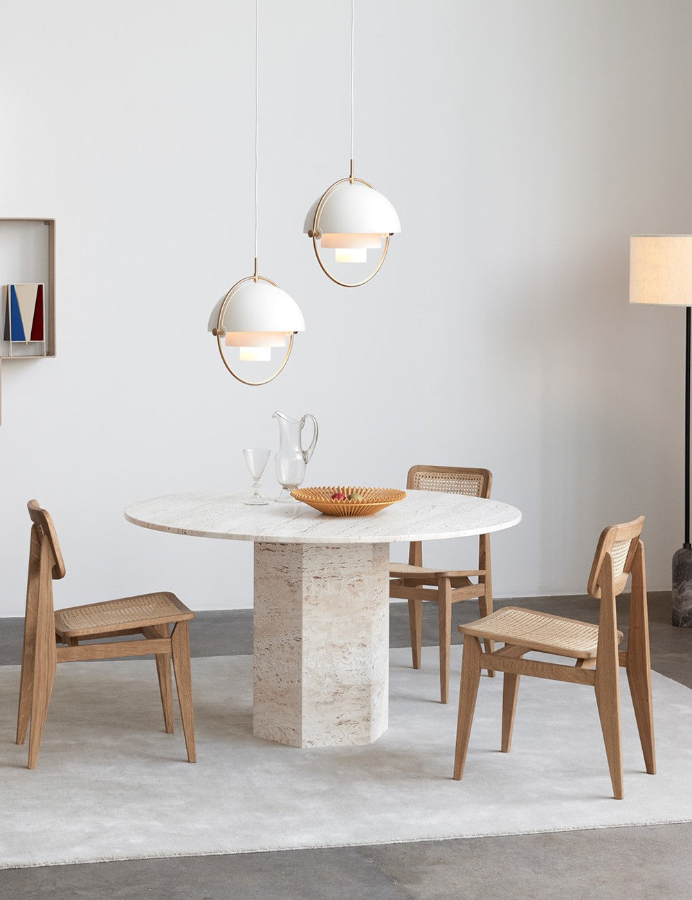 chaise en C en rotin français