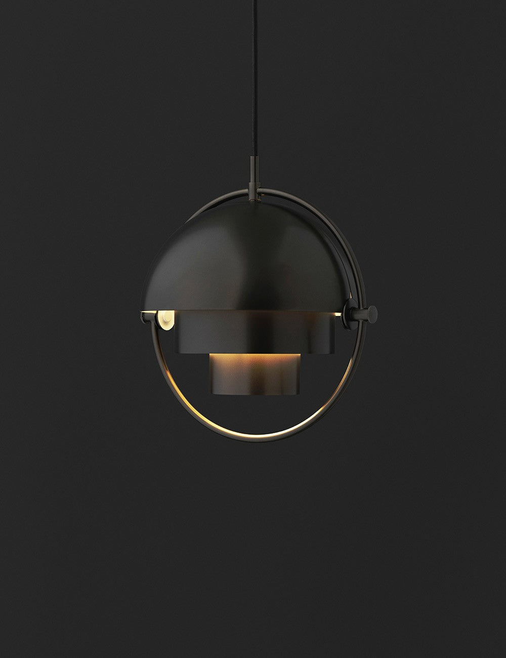 MULTI-LITE PENDANT SMALL BLACK