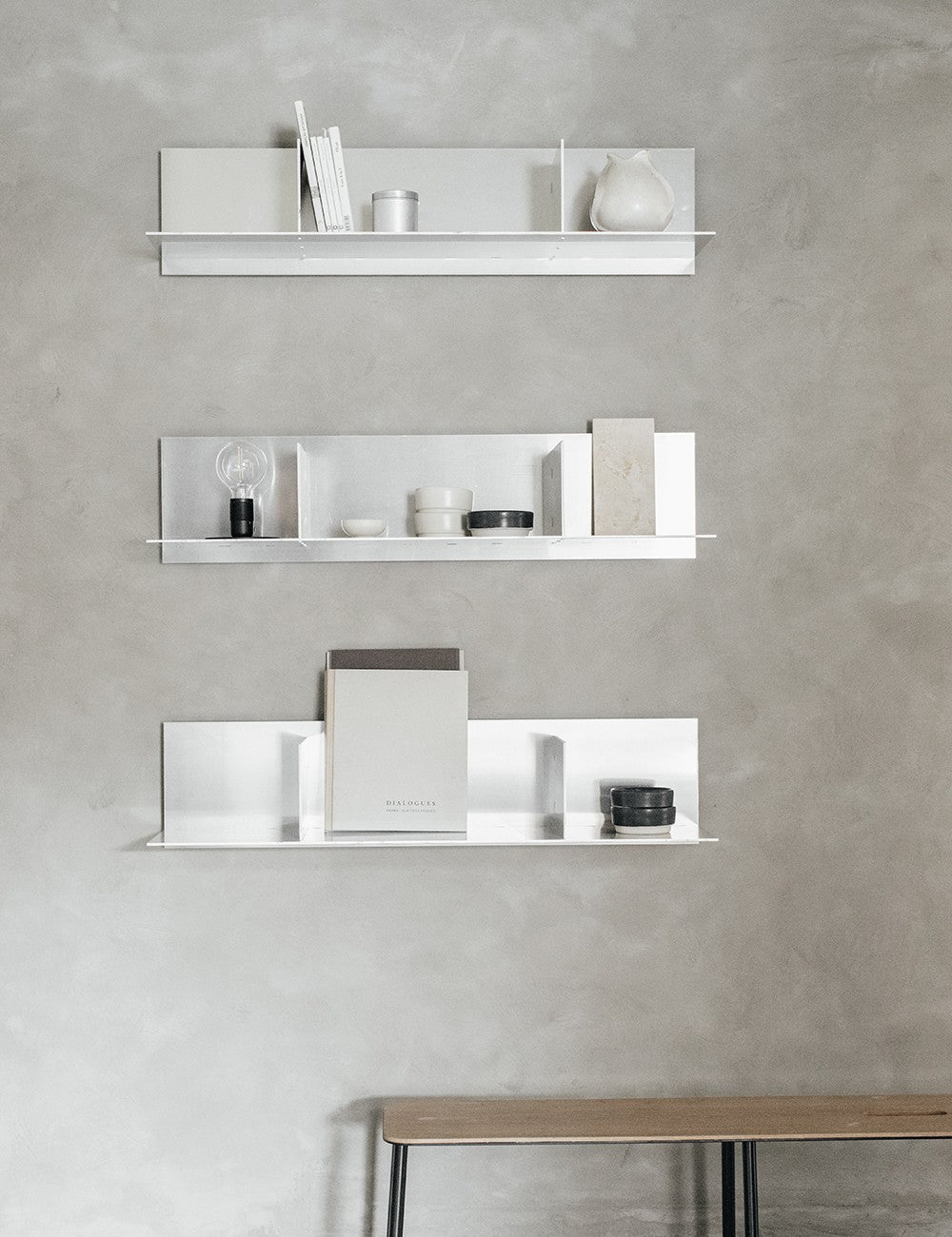 rivet shelf