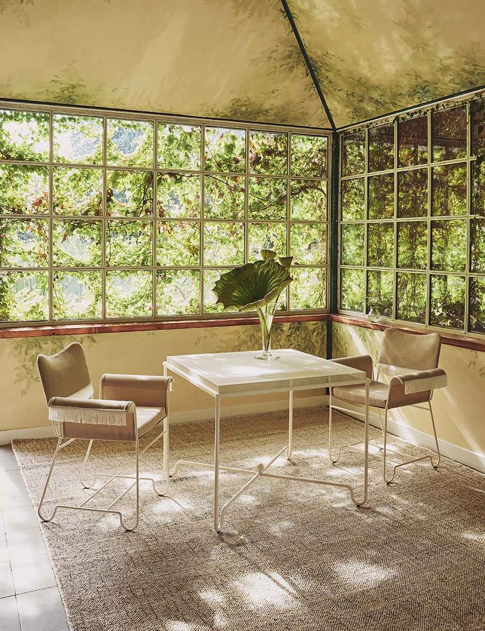 tavolo da pranzo tropicale