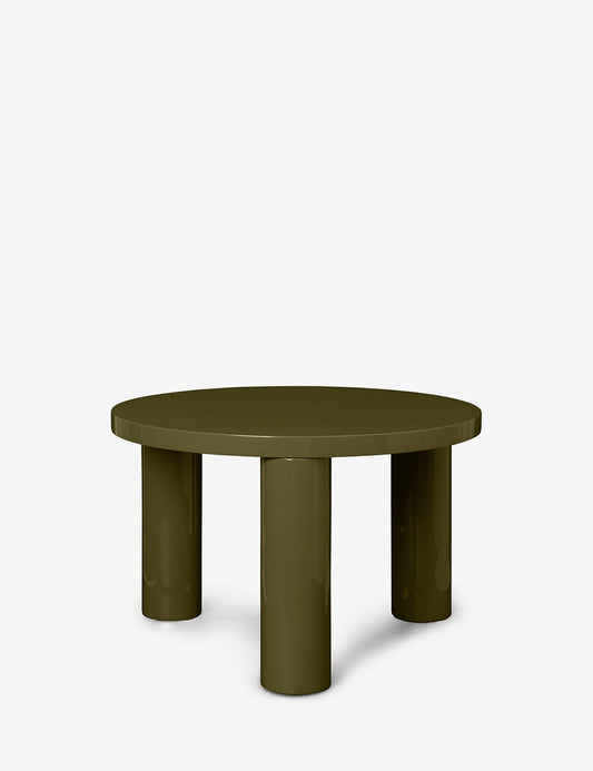 POST SIDE TABLE HIGH GLOSS