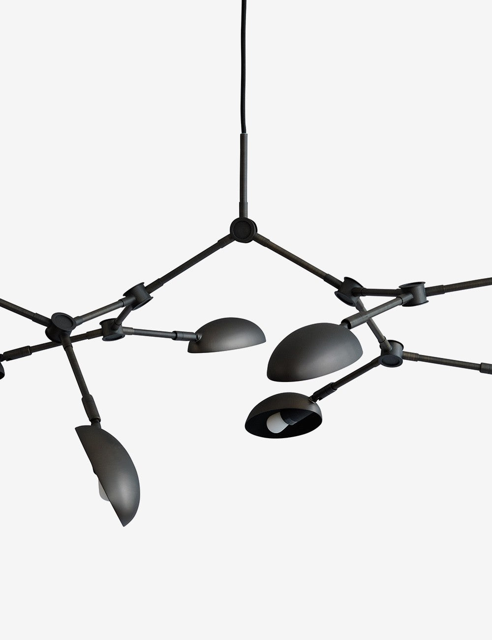 drop chandelier mini bronze