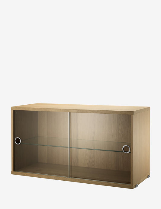 DISPLAY CABINET SLIDING GLASS DOORS