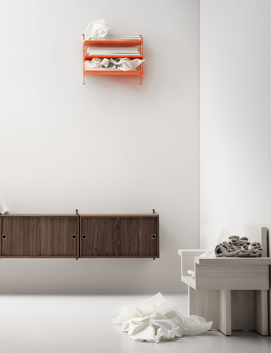 LIVING ROOM D WALNUT-BLACK