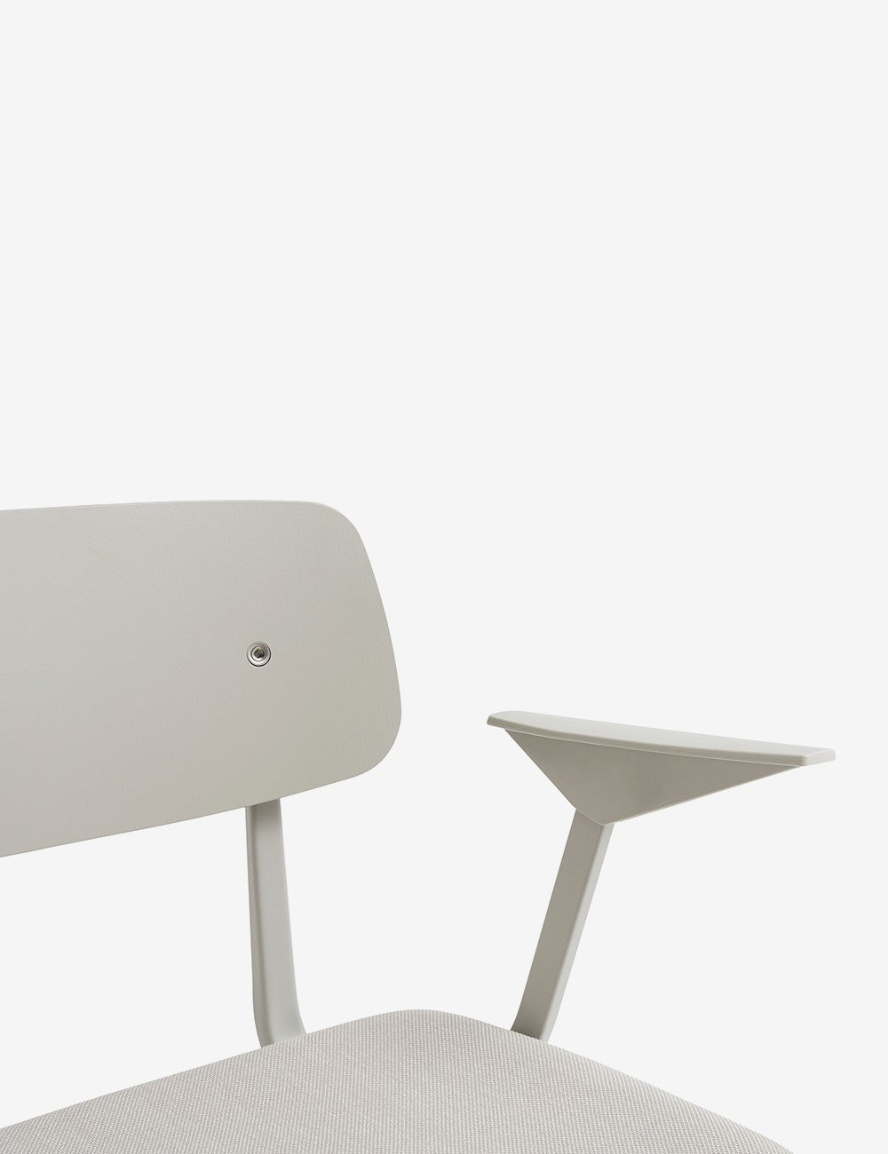 chaise à accoudoirs rembourrée