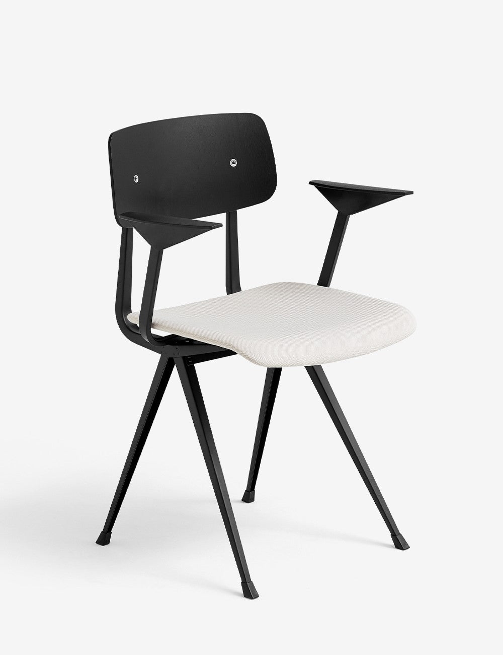 chaise à accoudoirs rembourrée