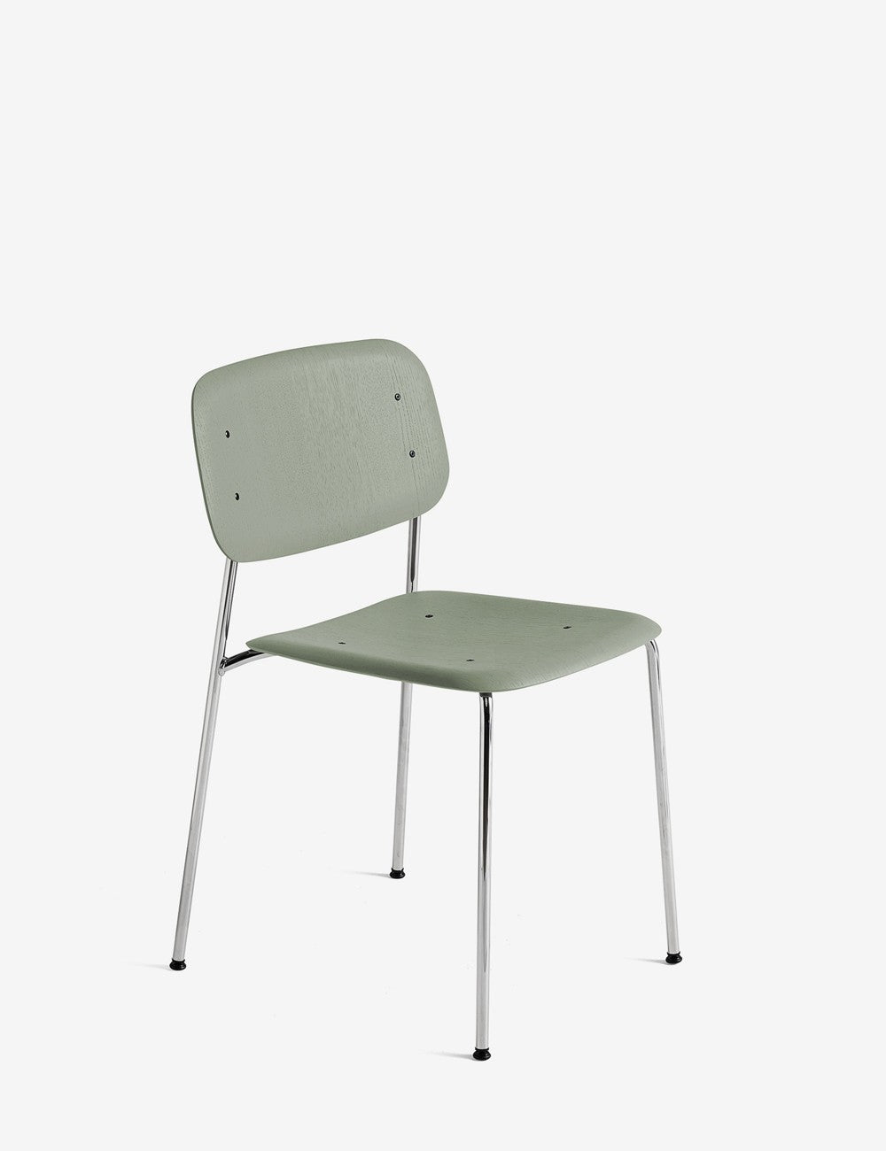 sedia con bordo morbido 40 cromata