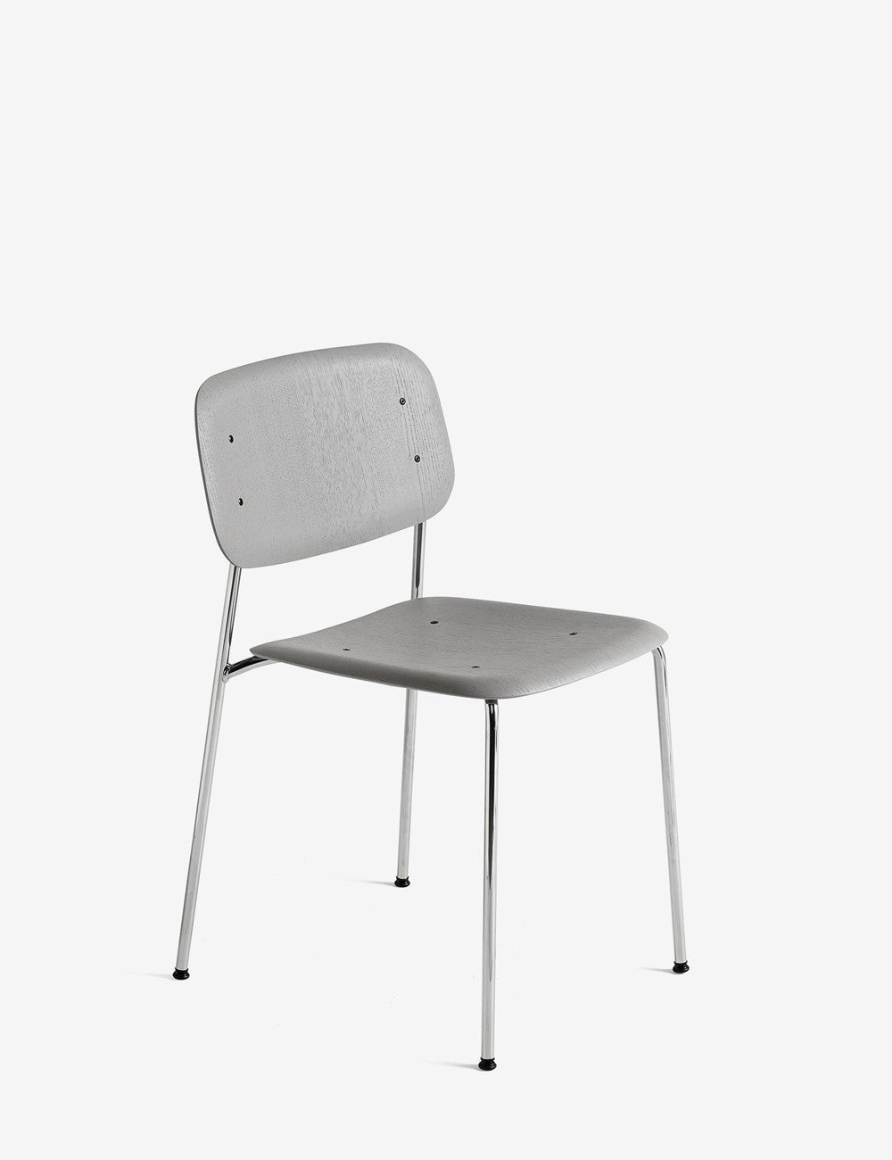 sedia con bordo morbido 40 cromata