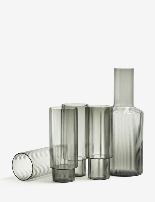 RIPPLE LONG DRINK GLASS 4 SET