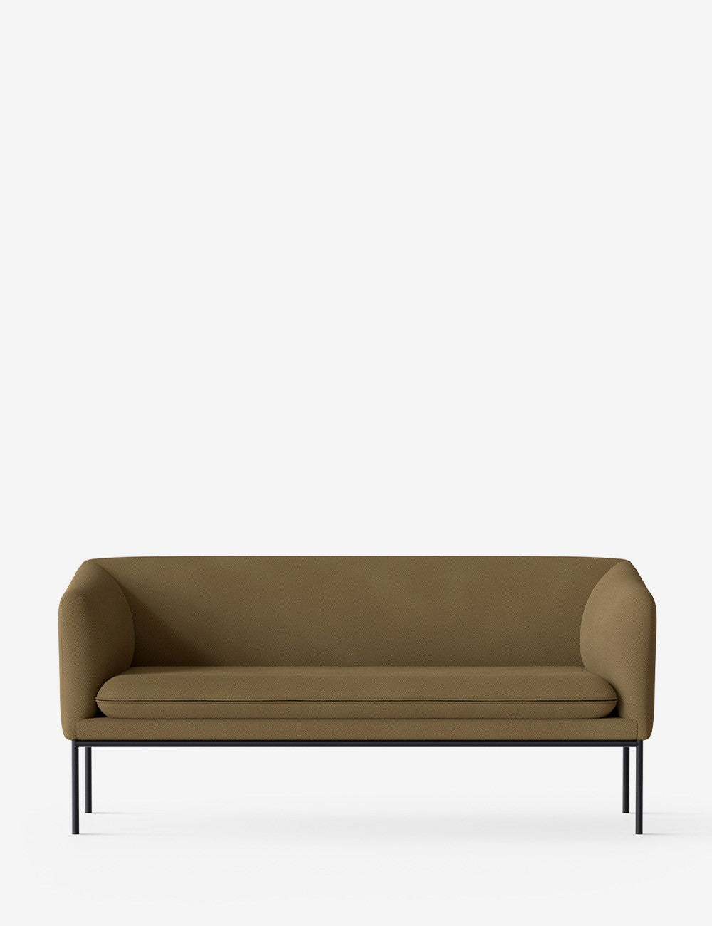 turn sofa 2-seater black