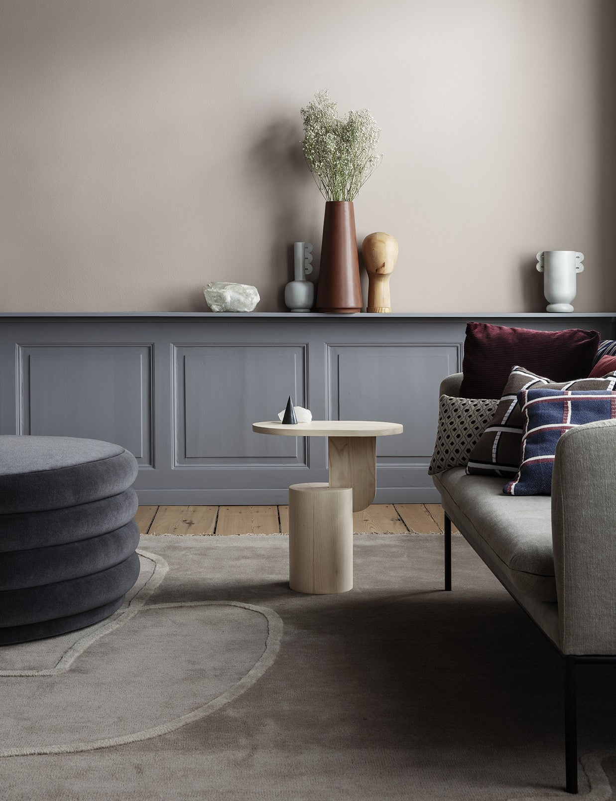 turn sofa 2-seater black