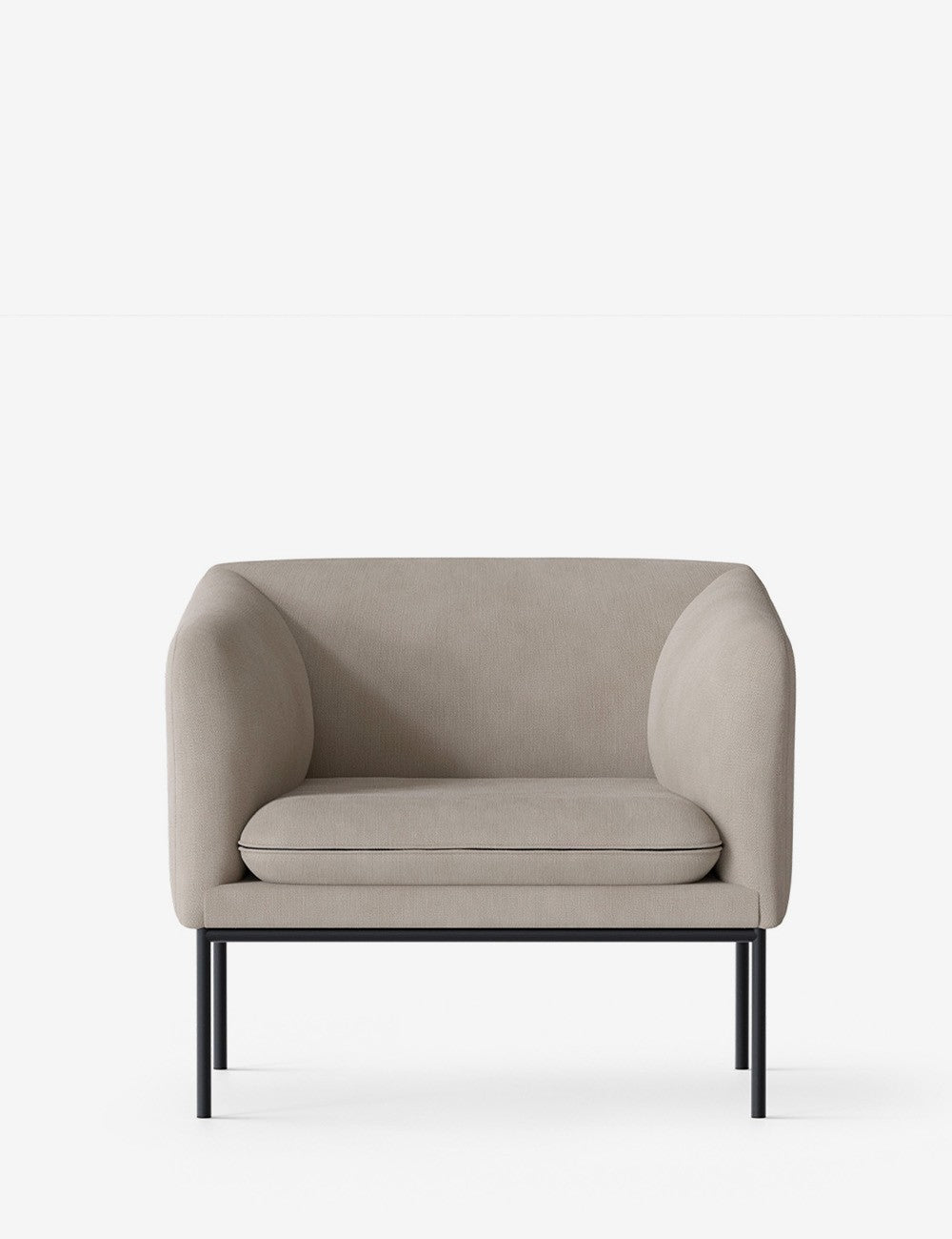 turn sofa 1-seater black