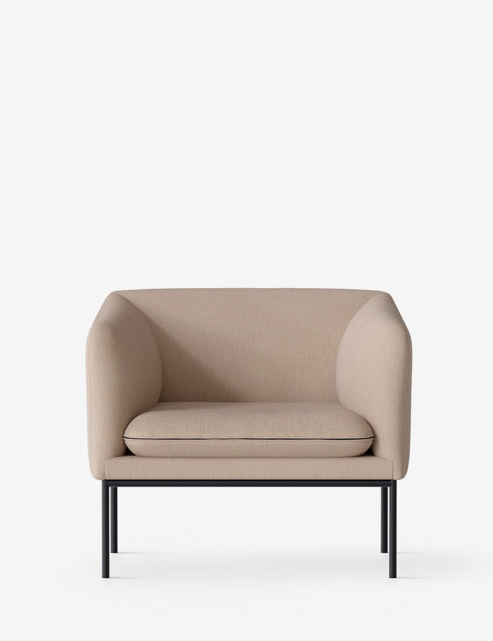 turn sofa 1-seater black