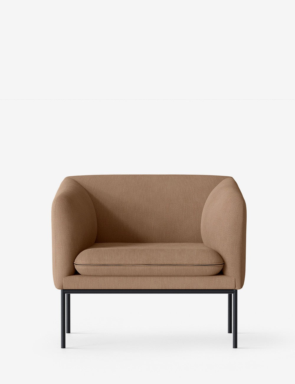 turn sofa 1-seater black