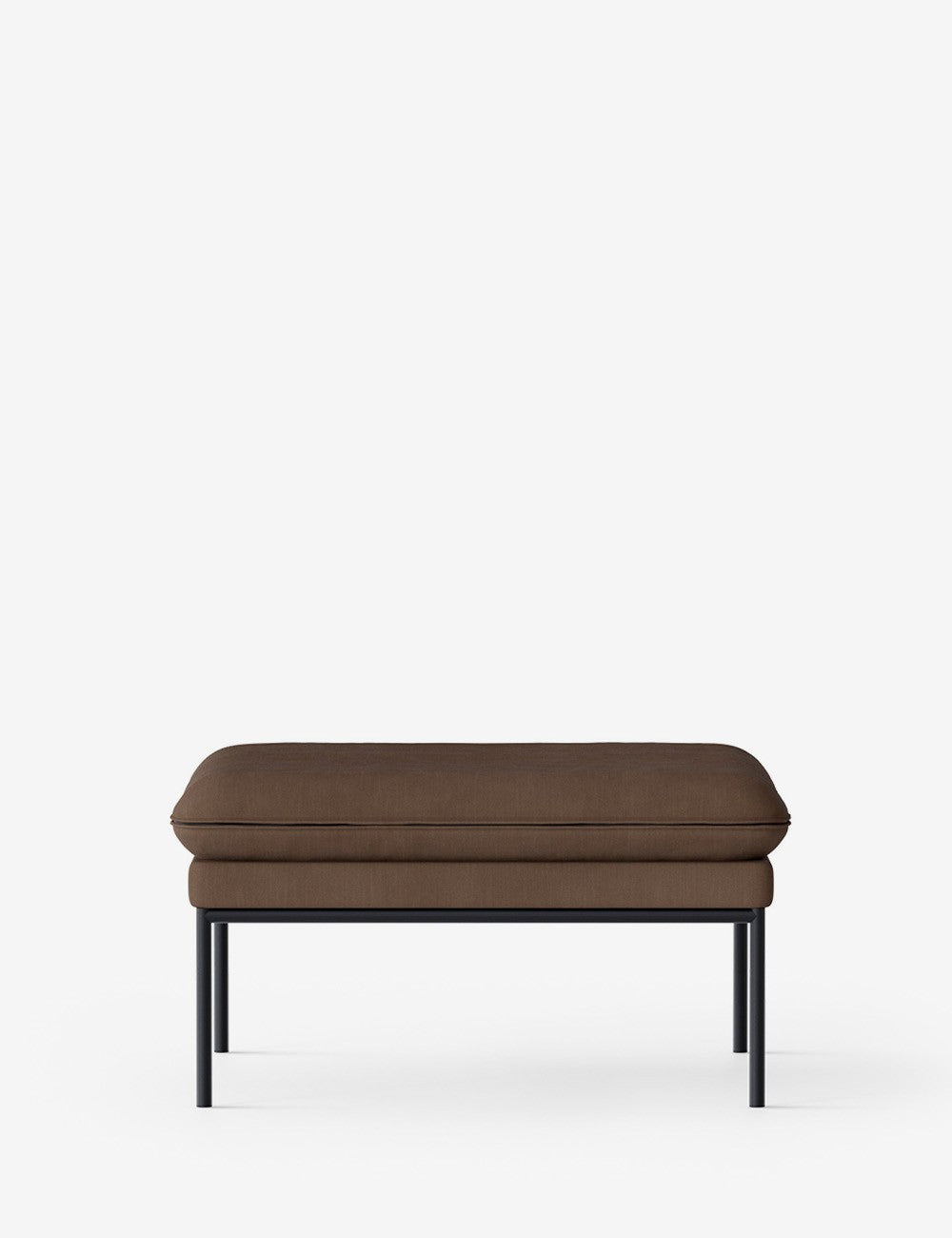 turn pouf black