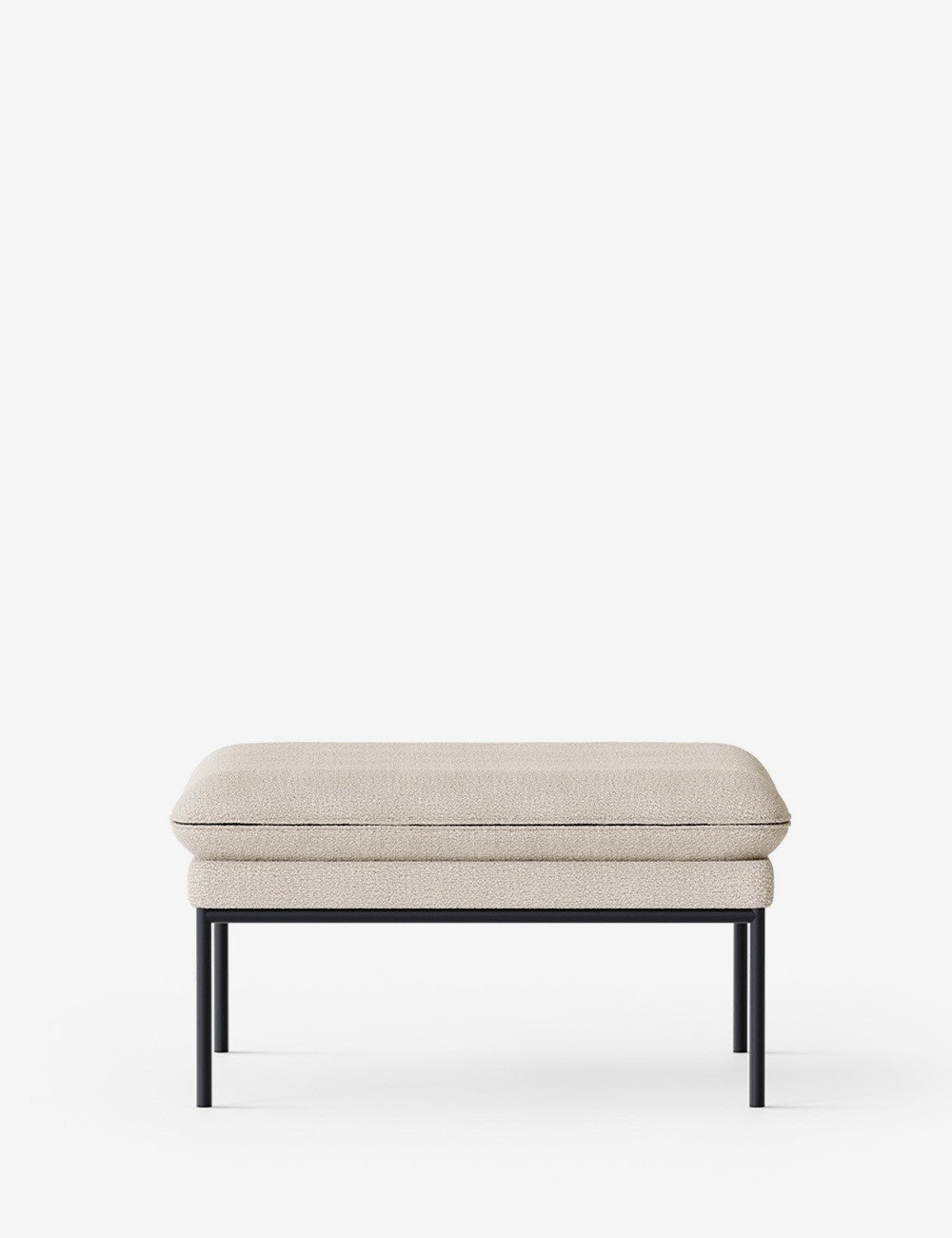 turn pouf black