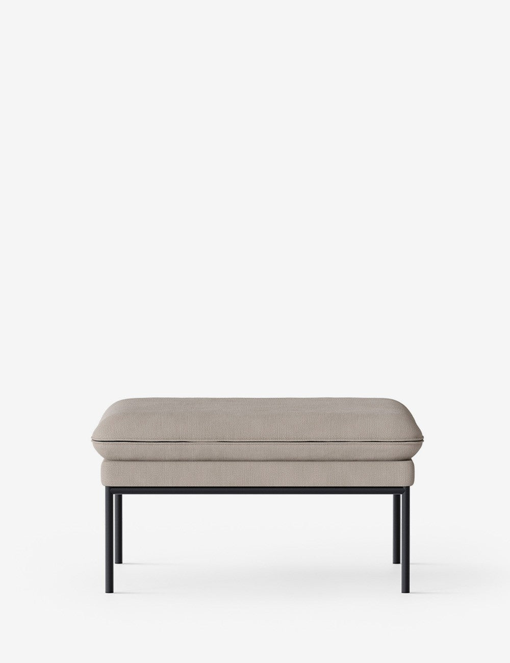 turn pouf black