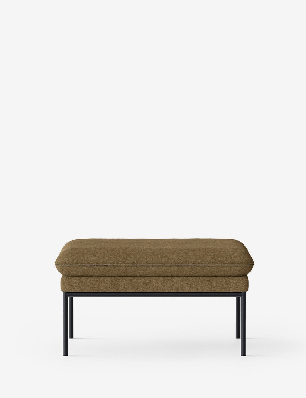 turn pouf black
