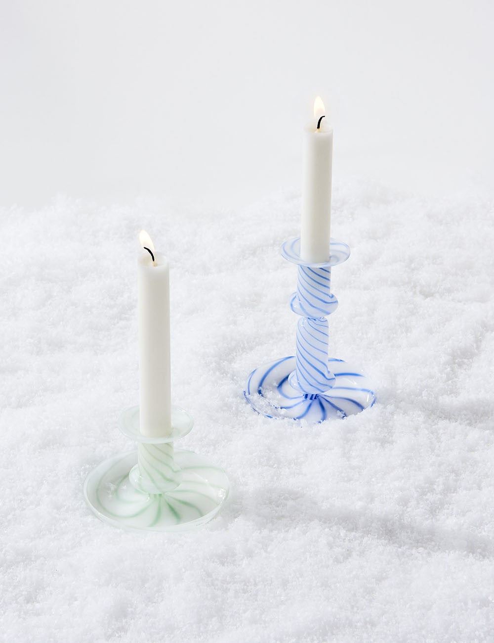 FLARE CANDLEHOLDER MILK