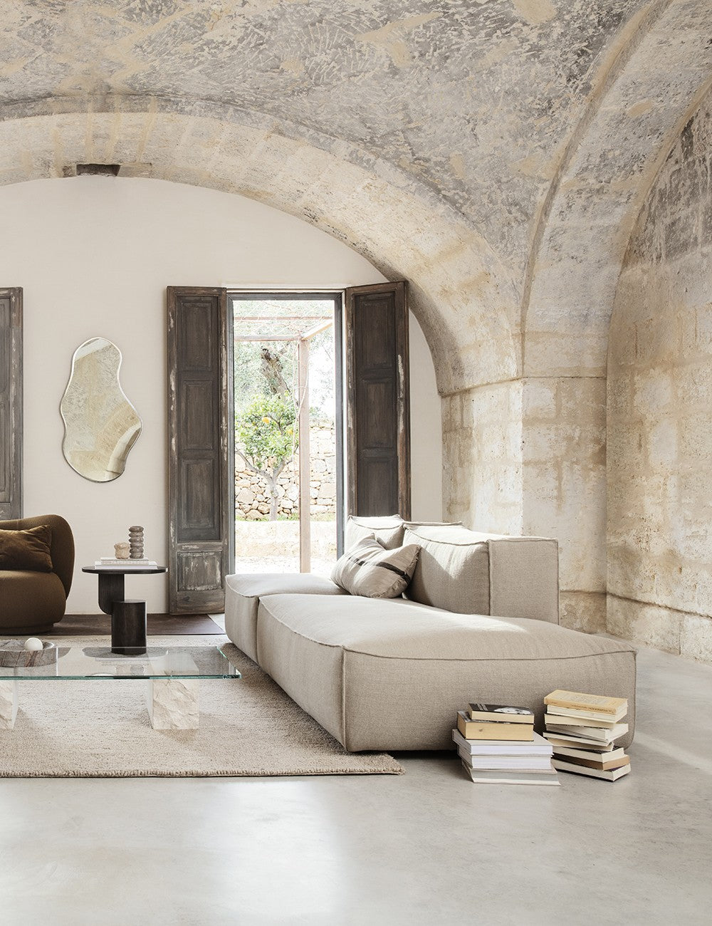 catena sofa open end left