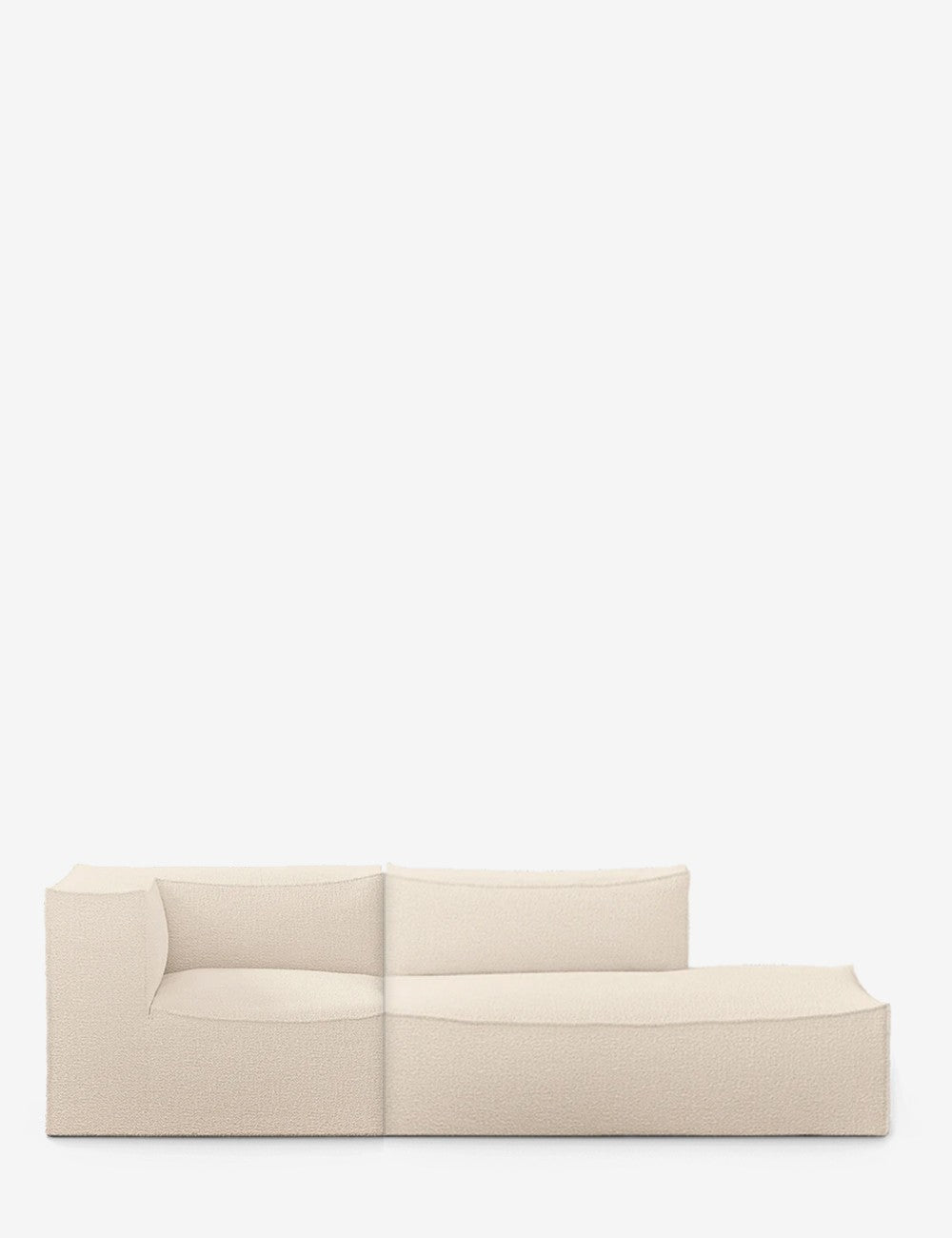 catena sofa wool bouclé comb 3 left