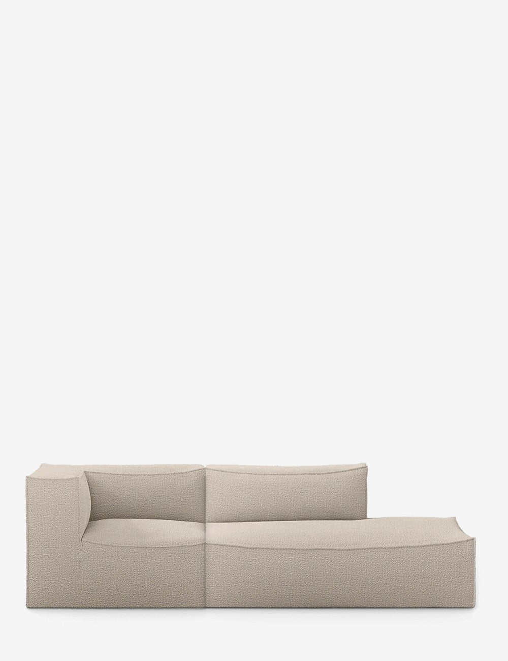 catena sofa wool bouclé comb 3 left