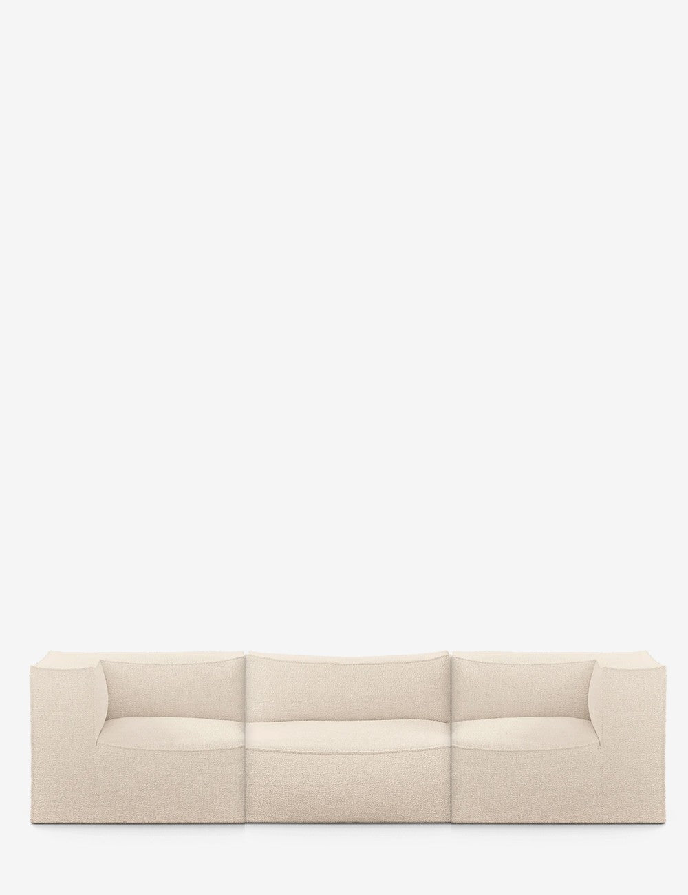 divano catena in lana bouclé pettine 2