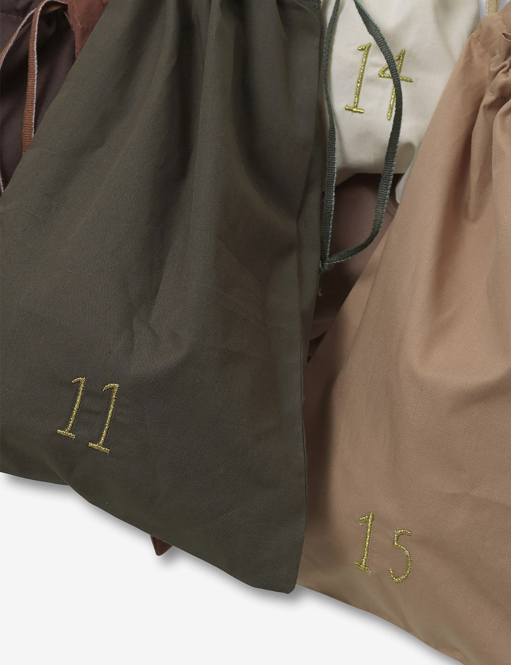 calendario adviento 24 bolsas