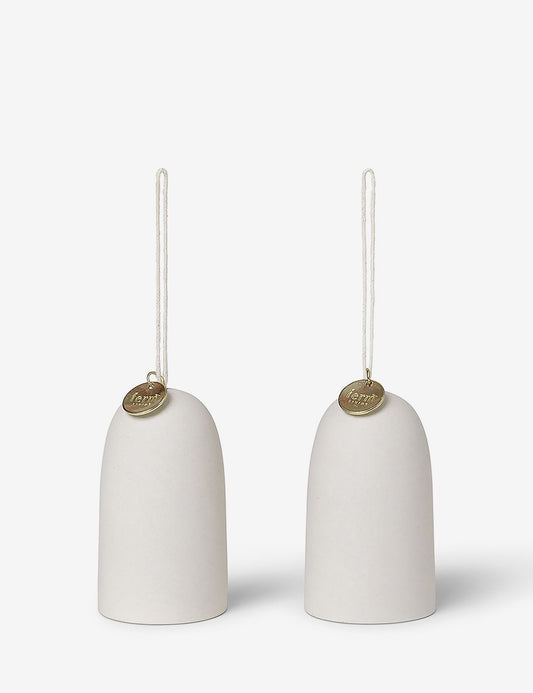 BELL CERAMIC ORNAMENT 2 SET