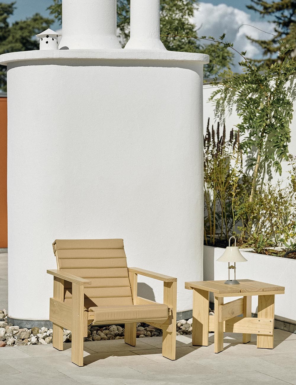 cuscino trapuntato per poltrona Crate Lounge