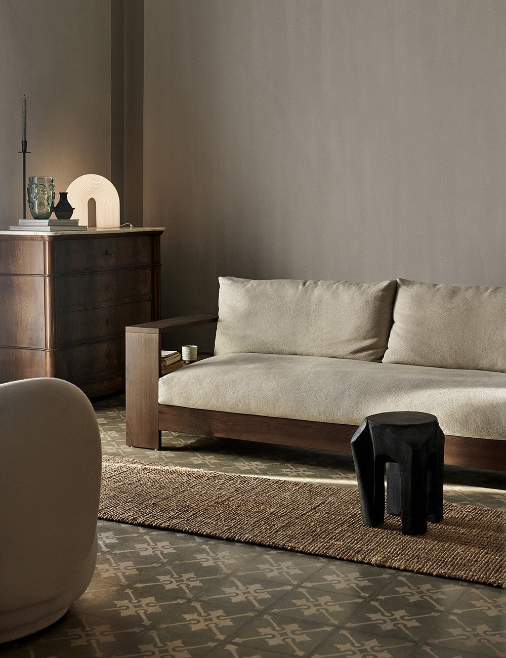 lampada da terra posteriore