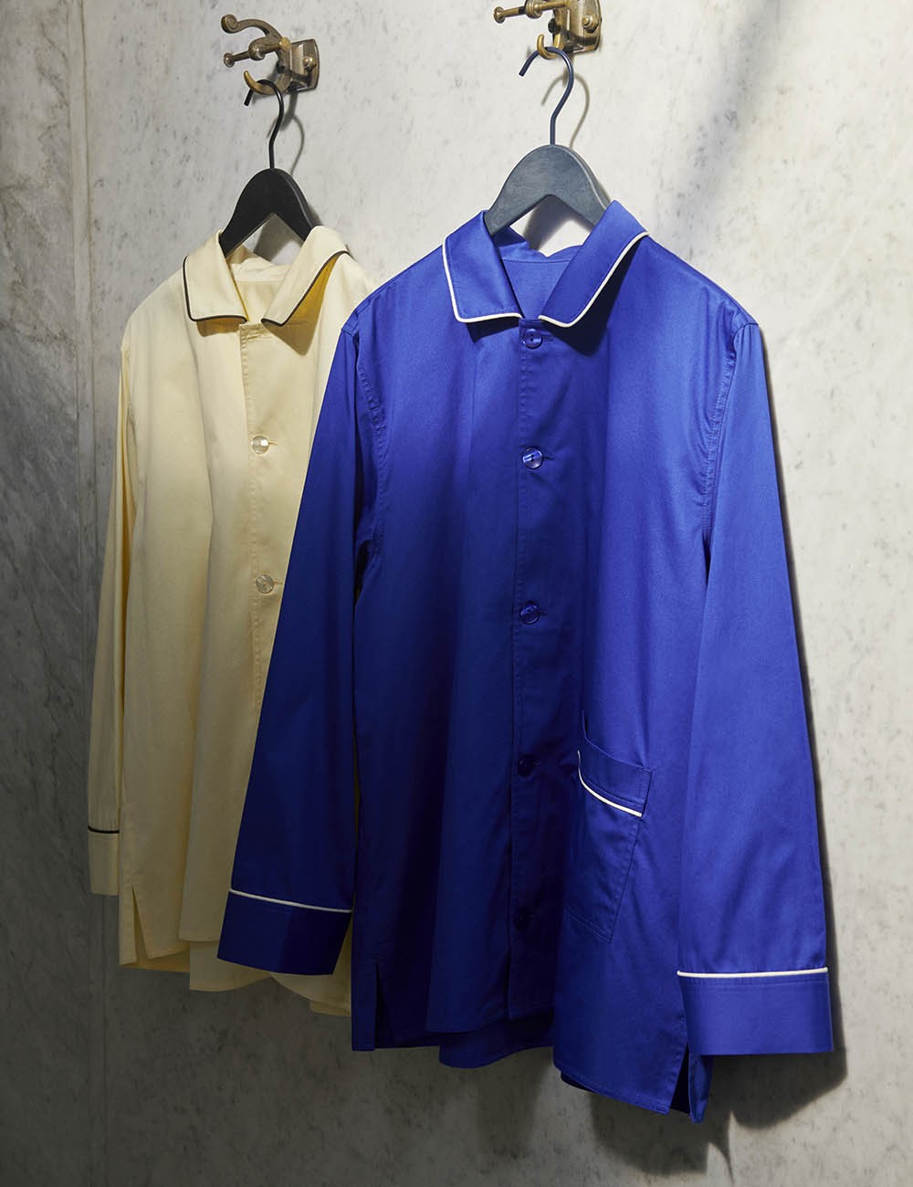 pigiama a maniche lunghe con motivo a righe