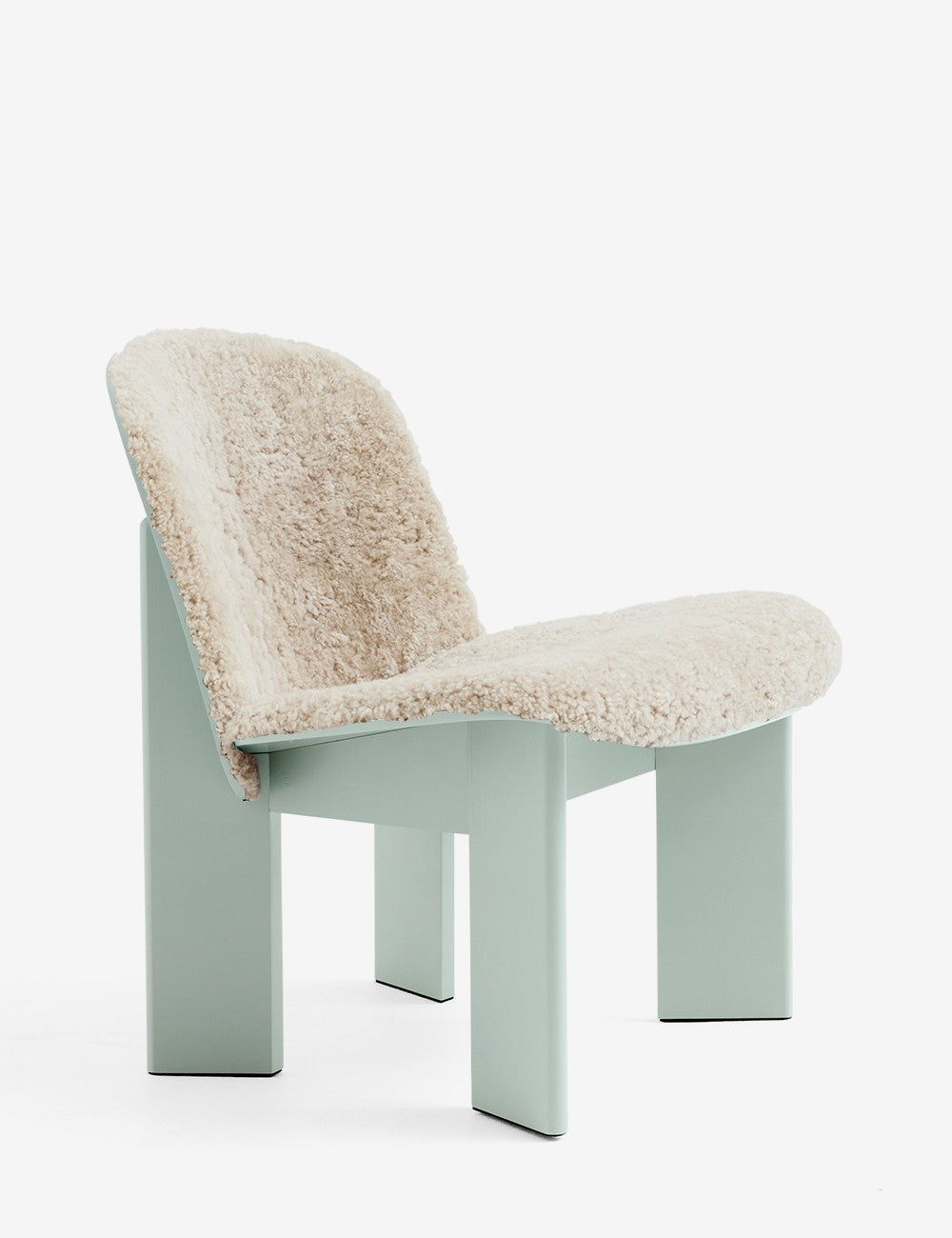 Chaise longue Chisel en peau de mouton