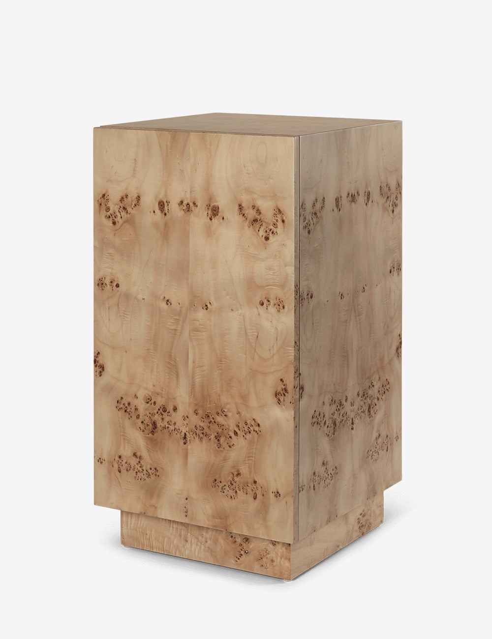 burl side table