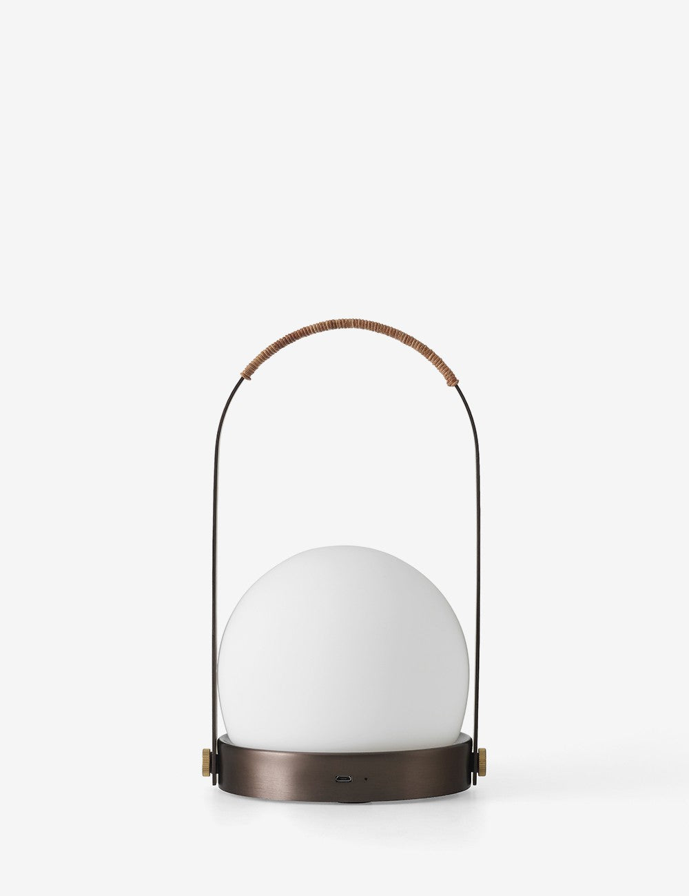 carrie lamp brass