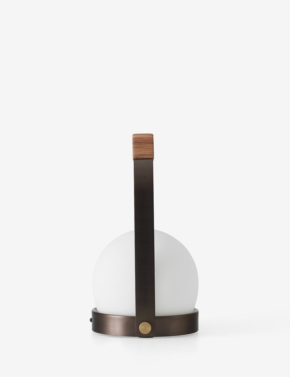 carrie lamp brass