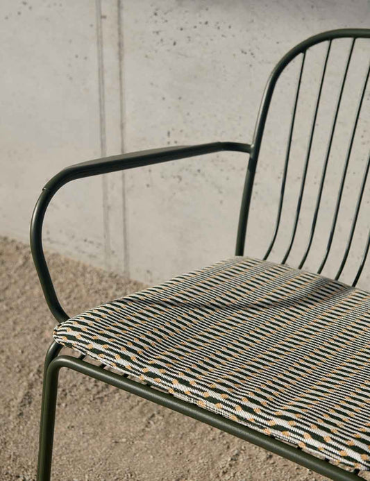 THORVALD LOUNGE CHAIR SEAT PAD MARQUETRY BORA