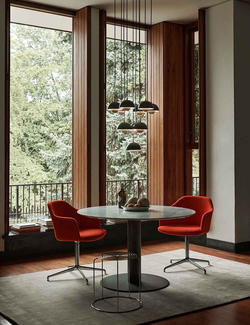 flowerpot chandelier vp10, 10 pendants
