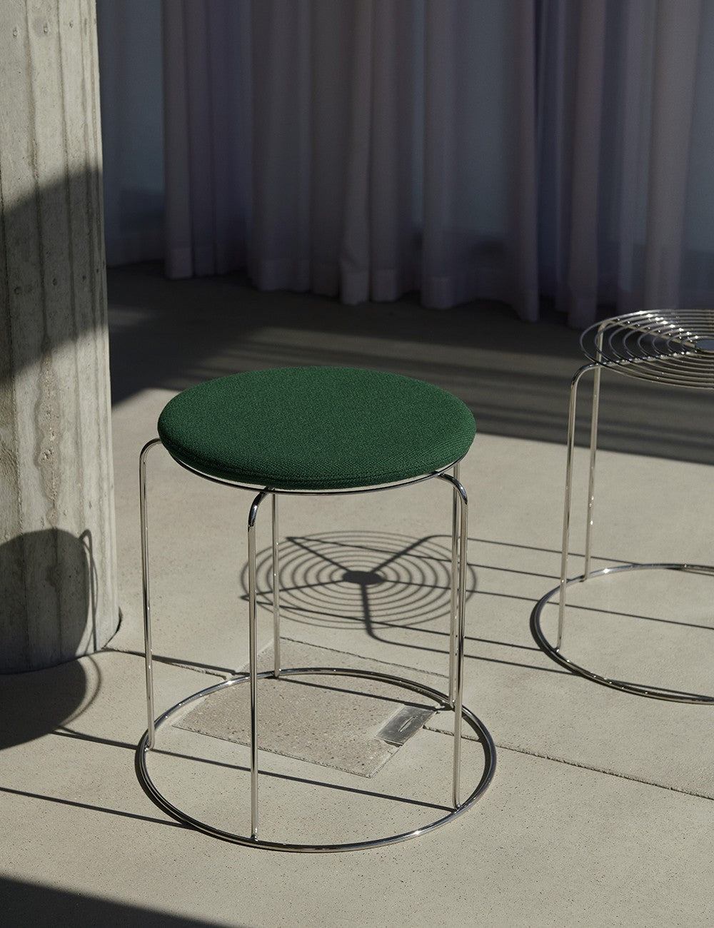coussin de siège de tabouret en fil hallingdal
