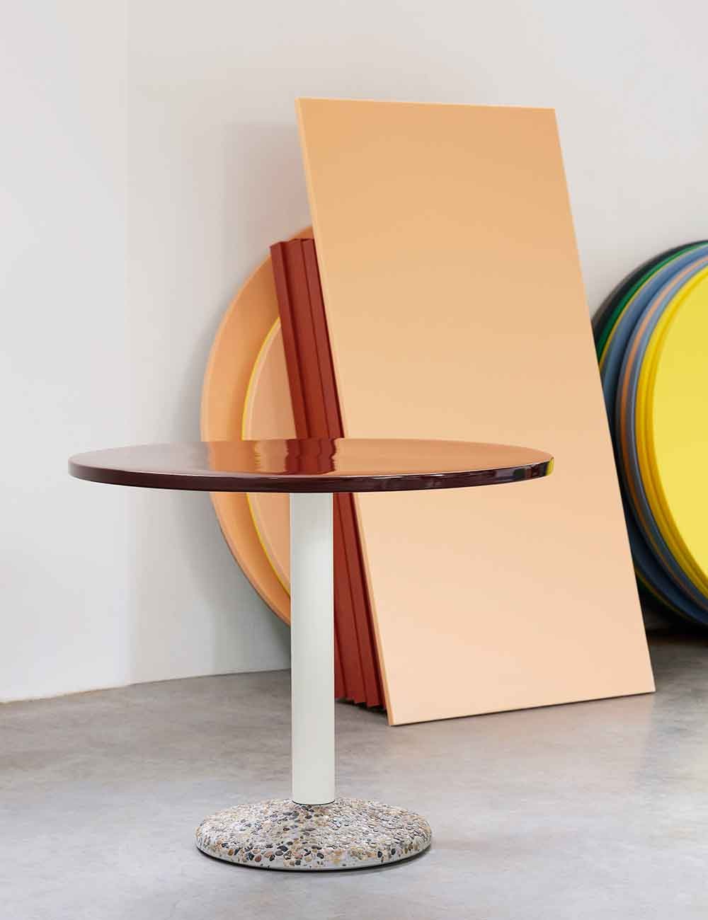 tavolo in ceramica ø90